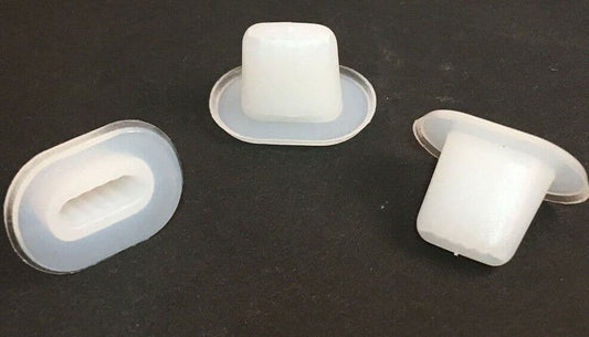 10x Clips for BMW Boot Trunk Trim Grommet Insert Plug White Plastic