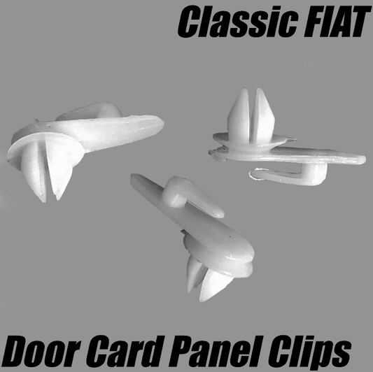 10x Clips for Fiat 500 126 X19 Interior Door Card Panel Trim Fasteners Lancia