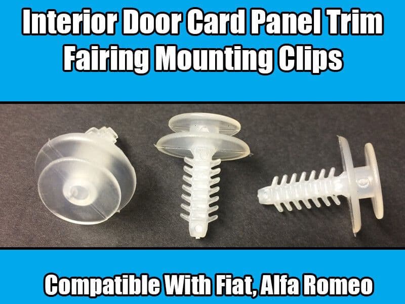 10x Clips for Fiat Punto Door Panel Mounting Indoor Fairing Panel 7739801