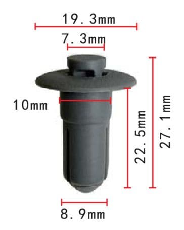 10x Clips for Ford Chrysler Dodge Interior Trim Dash Push Fastener Rivet N808791