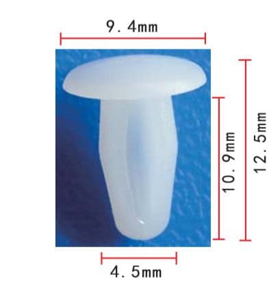 10x Clips for Ford Door Flange Weatherstrip Retainer Fastener C1A-6220807-A