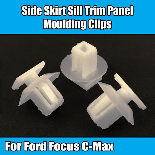 10x Clips for Ford Focus C-Max Side Skirt Sill Trim Panel Moulding W711638S300