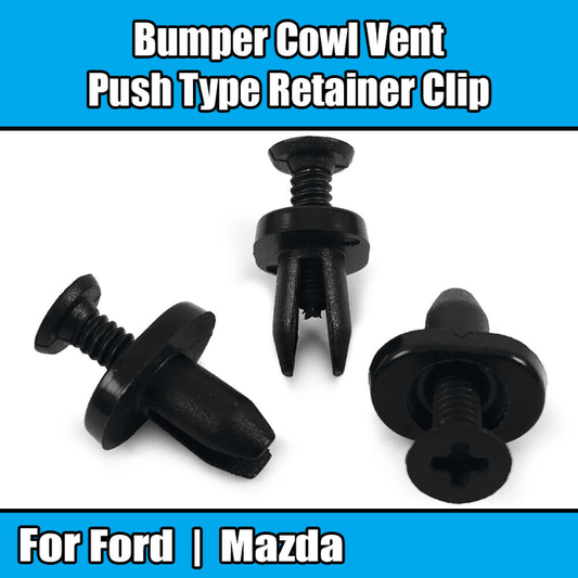 10x Clips for Ford Mazda Bumper Cowl Vent Push Type Retainer 3M8Z-1502316-A