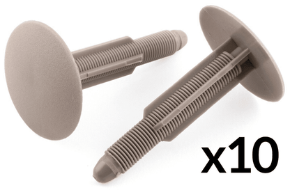 10x Clips for Ford Transit 2006-2013 49mm Grey Top Roof Headlining 1417997