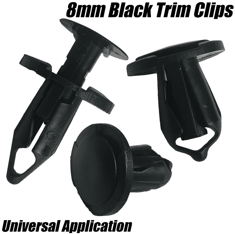 10x Clips for Ford Transit C-Max Door Card Fascia Trim Panel Fastener Black