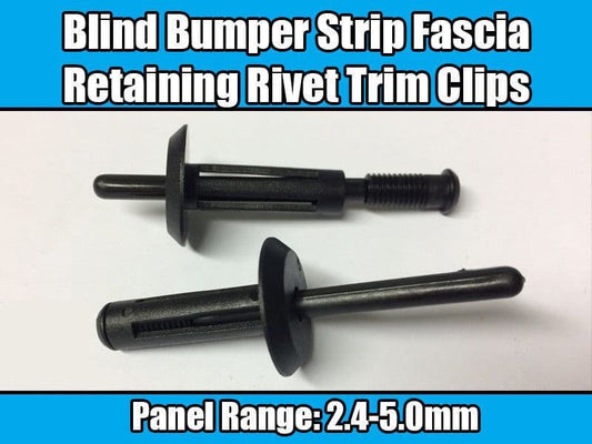 10x Clips for GM Blind Bumper Strip Panel Fascia Retaining Rivet Range 2.4-5.0mm