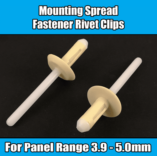 10x Clips for GM Mounting Spread Fastener Rivet Trim Panel Range 3.9-5.0mm