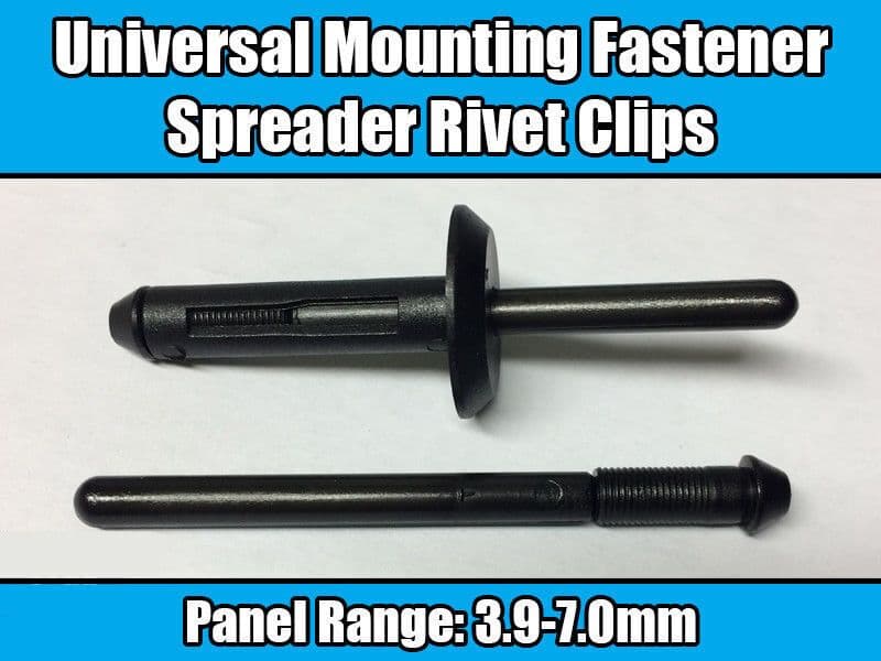 10x Clips for GM Universal Mounting Fastener Spread Blind Rivet Range 3.9-7.0mm