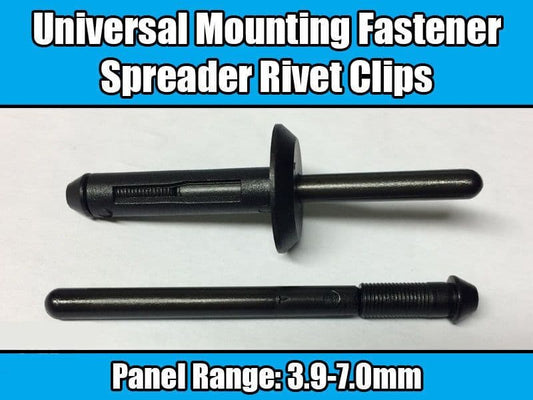 10x Clips for GM Universal Mounting Fastener Spread Blind Rivet Range 3.9-7.0mm