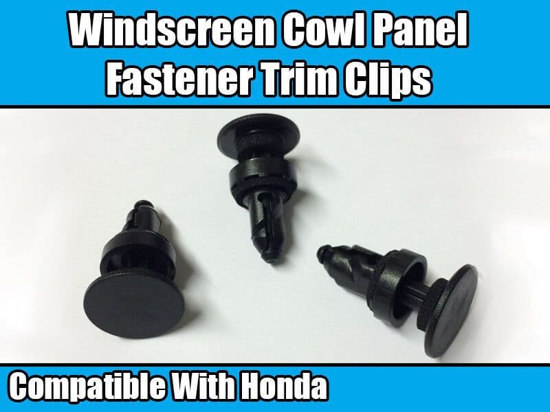 10x Clips for Honda Accord 44H Windscreen Cowl Trim Panel Fastener Retainer