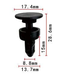 10x Clips for Honda Accord 44H Windscreen Cowl Trim Panel Fastener Retainer