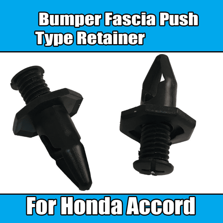 10x Clips for Honda Accord Bumper Fascia Push Type Retainer Black Plastic T18