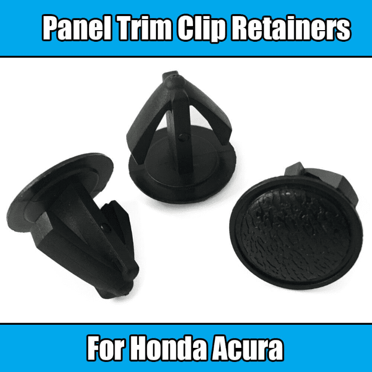 10x Clips for Honda Acura Panel Trim Large Plastic Rivet Retainer Clips