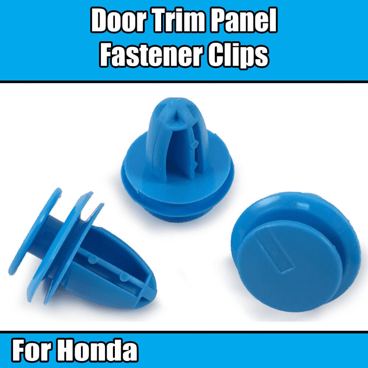 10x Clips for Honda Door Panel Trim Fastener Blue Plastic 91560-S94-A01