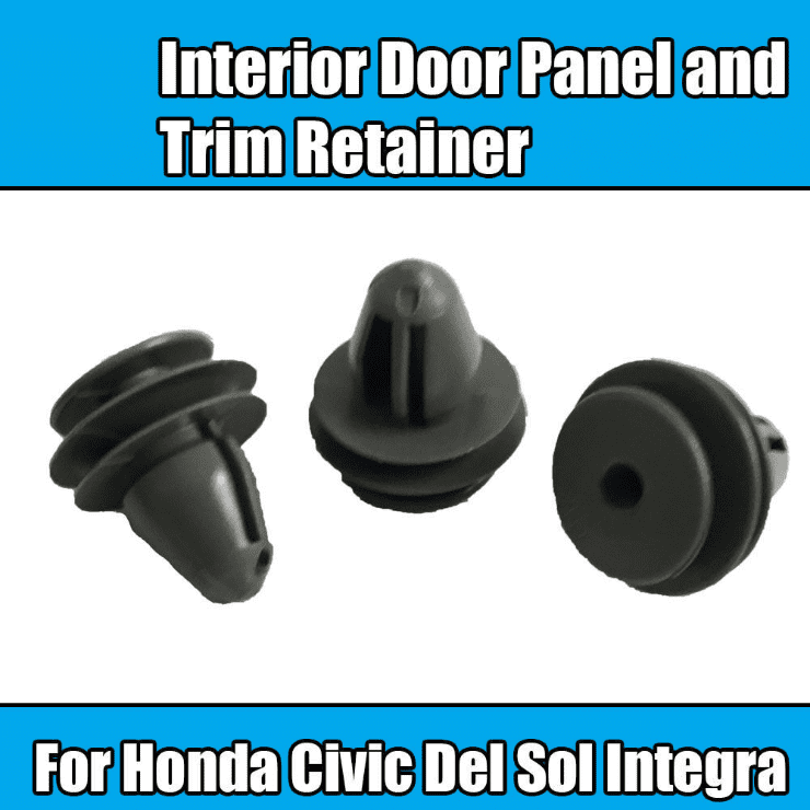 10x Clips for Honda Interior Door Panel And Trim Retainer Civic Del Sol Integra