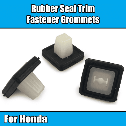 10x Clips for Honda Rubber Seal Trim Grommets White Plastic 90675-Sa6-0030