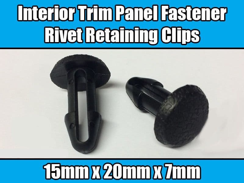 10x Clips for Honda Toyota Interior Trim Panel Fastener Rivet Retainer 15x20x7mm