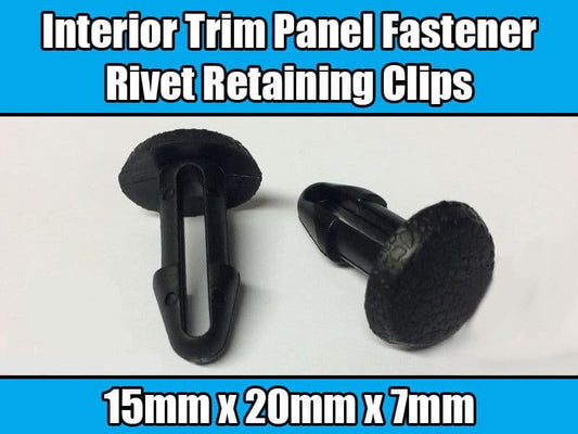 10x Clips for Honda Toyota Interior Trim Panel Fastener Rivet Retainer 15x20x7mm