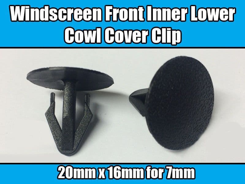 10x Clips for Honda Windscreen Front Inner Lower Cowl Cover Black 90685-Sa5-003