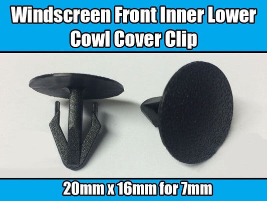 10x Clips for Honda Windscreen Front Inner Lower Cowl Cover Black 90685-Sa5-003