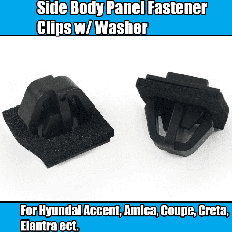 10x Clips for Hyundai Accent Amica Coupe Creta Side Body Panel Fastener Clips