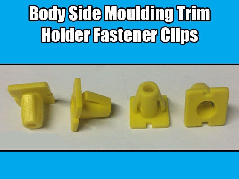 10x Clips for Hyundai Body Side Moulding Trim Holder Yellow Plastic 87756-34500