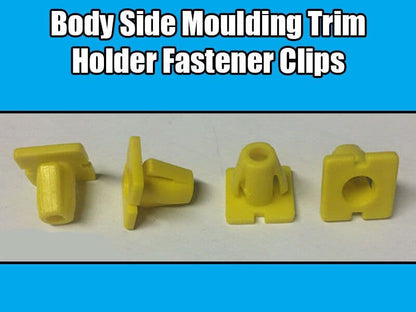 10x Clips for Hyundai Body Side Moulding Trim Holder Yellow Plastic 87756-34500
