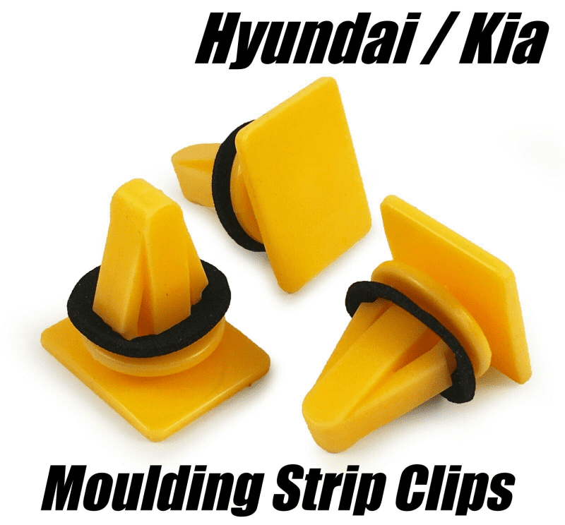 10x Clips for Hyundai Kia Side Door Moulding Trim Strip Fastener Plastic 1000236