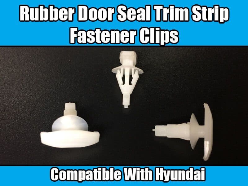 10x Clips for Hyundai Rubber Door Seal Weatherstrip Trim Fastener Retainer Clips