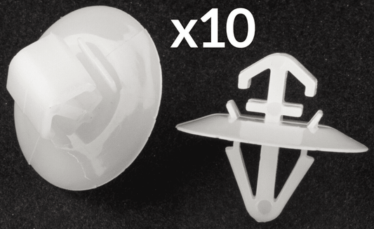 10x Clips for Iveco Daily Side Moulding/Lower Protection Door