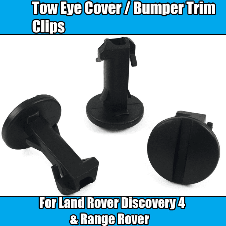 10x Clips for Land Rover Discovery 4 Range Rover Tow Eye Cover Bumper Trim Clips