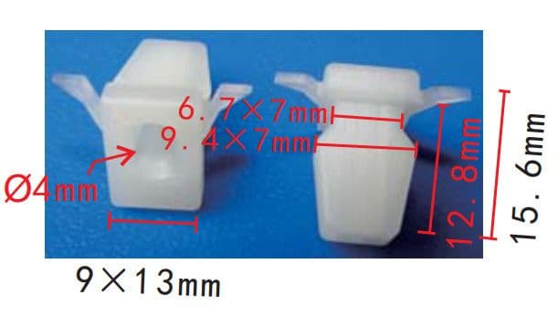 10x Clips for Land Rover Discovery Range Rover Front Bumper Plastic Grommet Nut