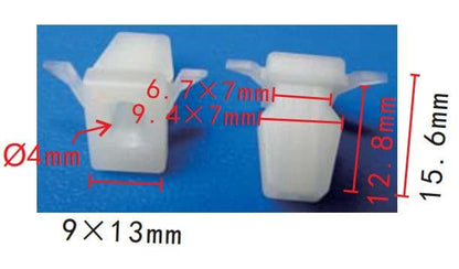 10x Clips for Land Rover Discovery Range Rover Front Bumper Plastic Grommet Nut