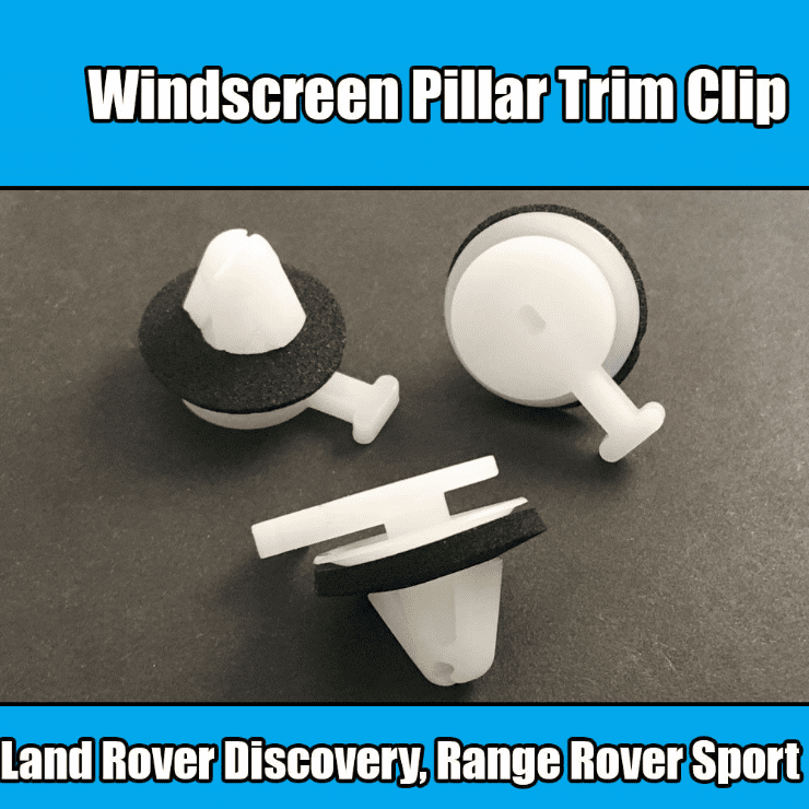 10x Clips for Land Rover Discovery Windscreen Pillar Trim Clip Range Rover Sport