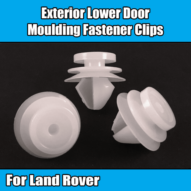 10x Clips for Land Rover Evoque Exterior Lower Door Moulding Trim Fast ...