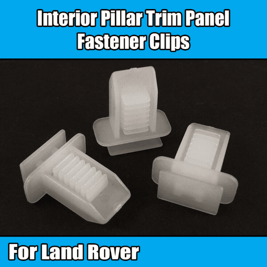 10x Clips for Land Rover Headlining Pillar Interior Trim Retainer L63808 White