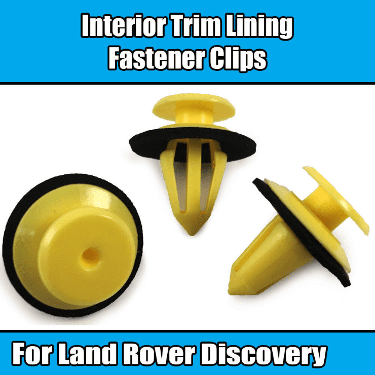 10x Clips for Land Rover Interior Trim Fastener Yellow Dyc500020 7M0867299K