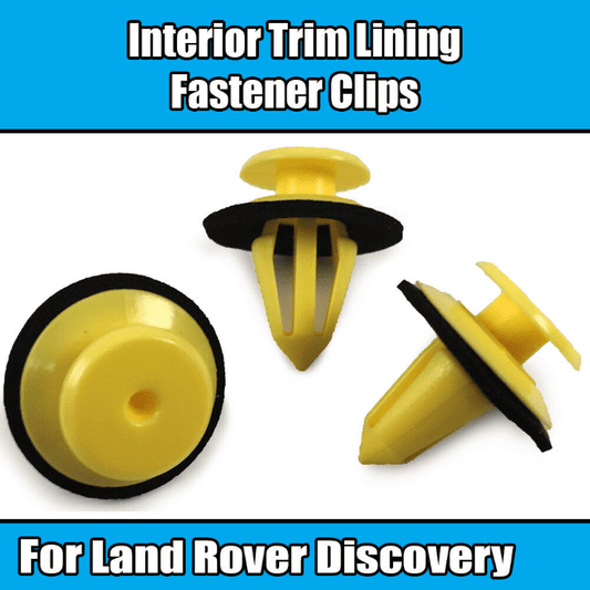 10x Clips for Land Rover Interior Trim Fastener Yellow Dyc500020 7M0867299K