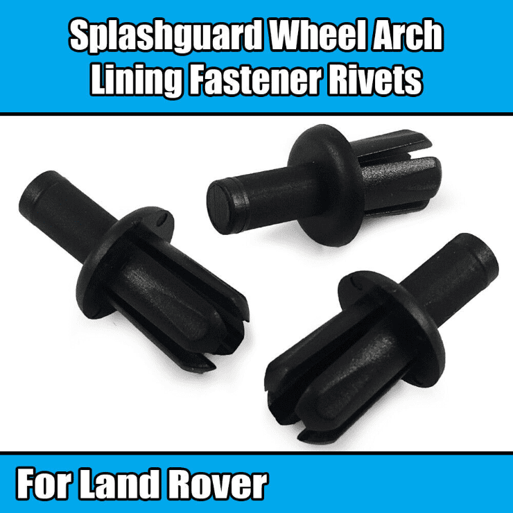10x Clips for Land Rover Splashguard Wheel Arch Lining Fastener Rivets ...