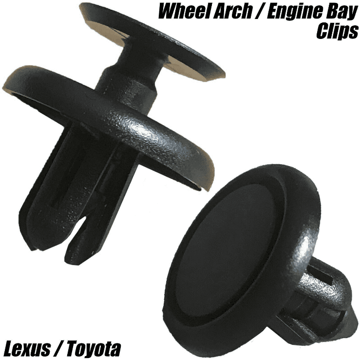 10x Clips for Lexus Es Gs Gx Is Rx Wheel Arch Engine Bay Shield Mounting Trim