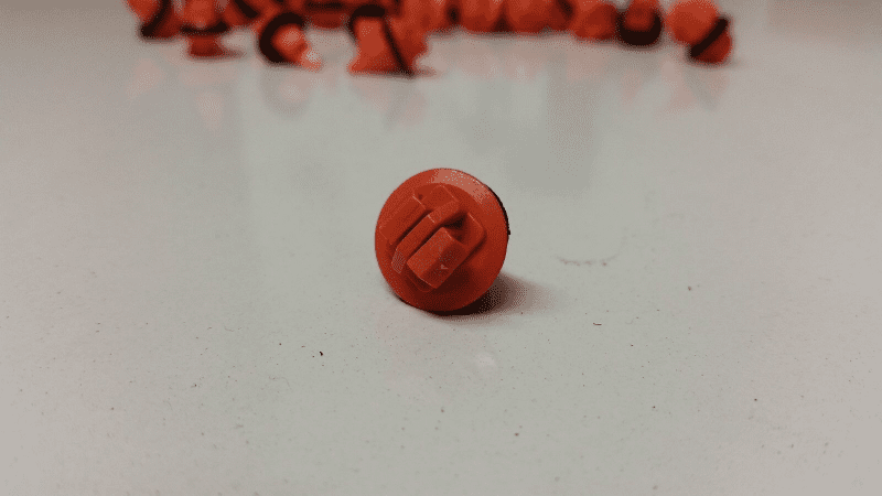 10x Clips for Lexus Wheel Arch Lining Moulding Strip Fastener Orange Plastic
