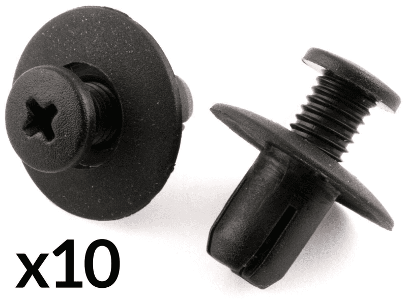 10x Clips for Mazda Rx7 Front Wheel Arch Lining Splash Guard Exterior Cowl Trim