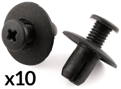 10x Clips for Mazda Rx7 Front Wheel Arch Lining Splash Guard Exterior Cowl Trim