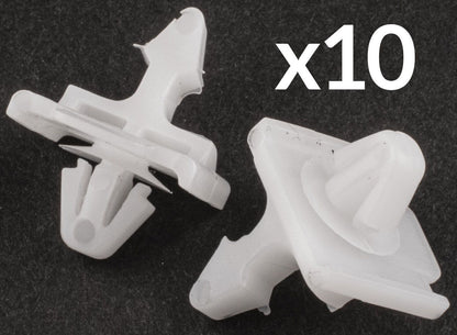 10x Clips for Mercedes 109 W201 E Class W124 Exterior Side Door Moulding Trim