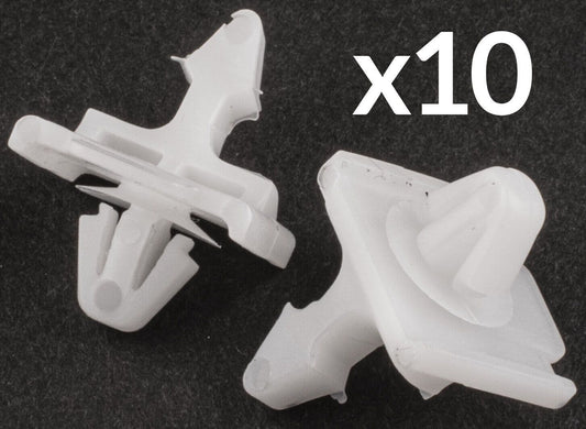 10x Clips for Mercedes 109 W201 E Class W124 Exterior Side Door Moulding Trim