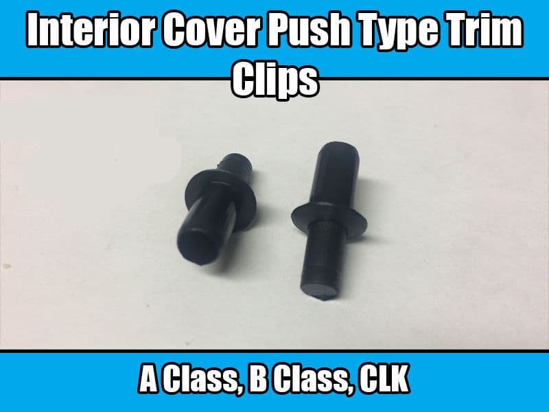 10x Clips for Mercedes A Class T 76 Clk Interior Cover Rivet Trim Black Plastic