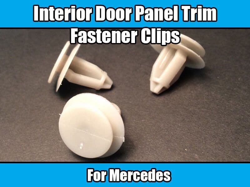 10x Clips for Mercedes E S Class Interior Door Panel Trim Mounting Trim Grey