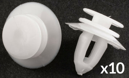 10x Clips for Mercedes Sprinter Door Card Panel Mounting Bracket White Plastic