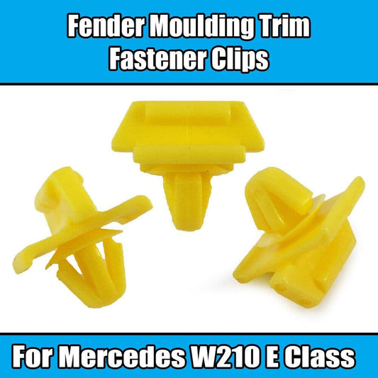 10x Clips for Mercedes W210 E Class Fender Moulding Trim 1000441 0019886081