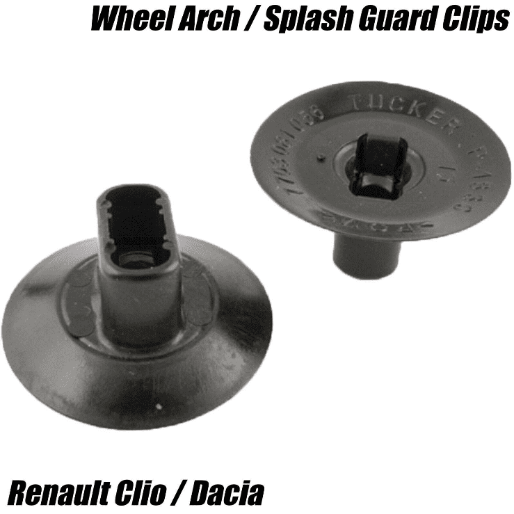 10x Clips for Renault Dacia Wheel Arch Lining & Splash Guard 7703081056 Plastic